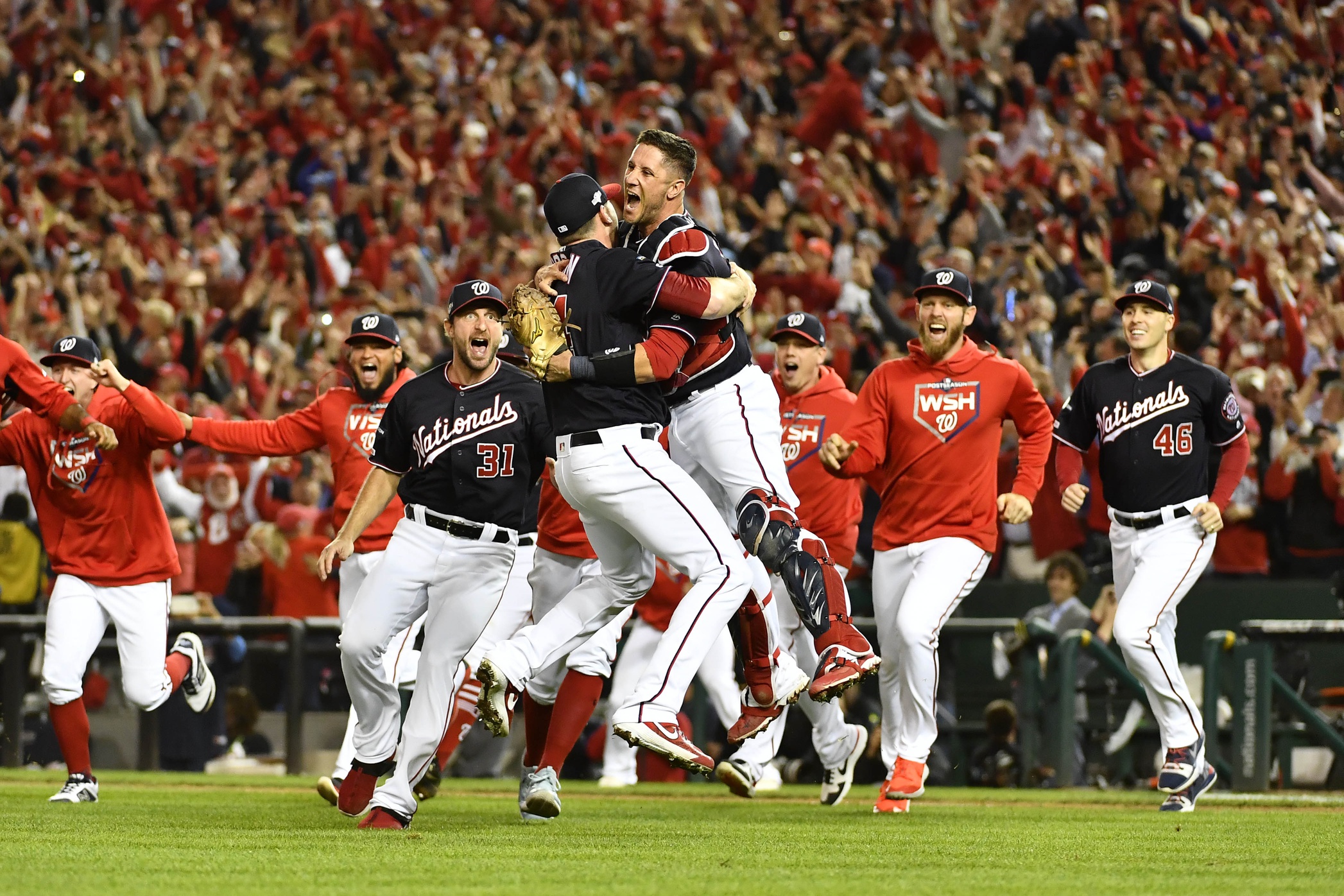 Washington Nationals. Sport in the USA. Winning Series.